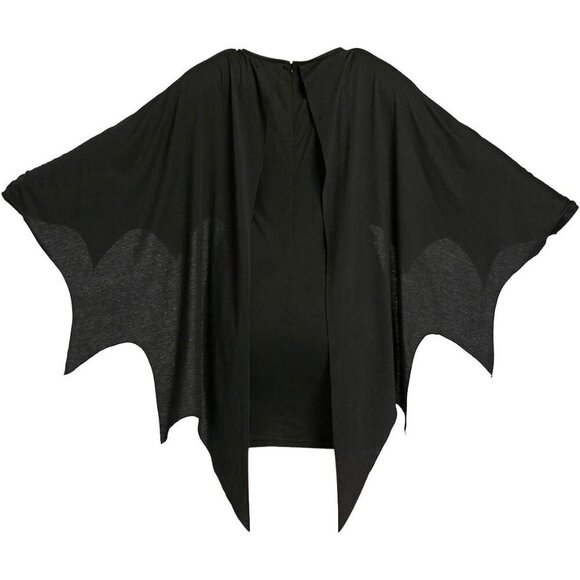 Women's Plus Size Bat Wing Sleeves T Shirt Dress Casual Flowy Tunics Tops - Picture 5 of 7